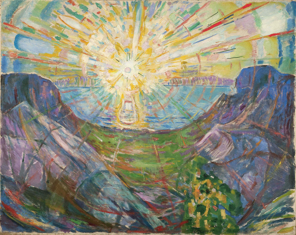 The Sun 1910–13 Oil on canvas 162 x 205 Munch Museum © Munch Museum/Munch-EllingsendGroup/DACS 2012
